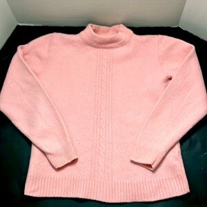 Vintage Pendleton 100% Virgin Wool Pink Girl’s Sweater - Size S (10-12)